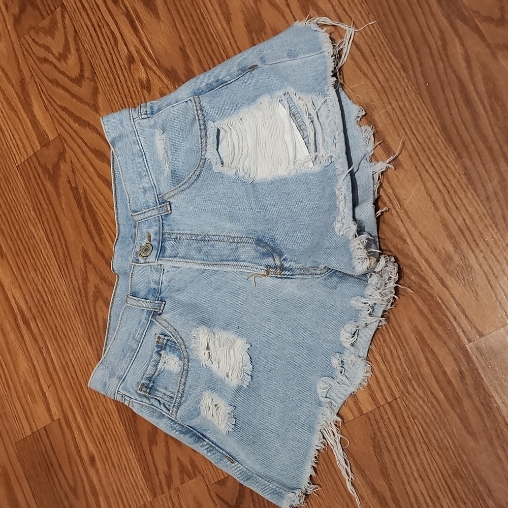 John Galt distressed Cutoffs shorts med/Brandy Melville